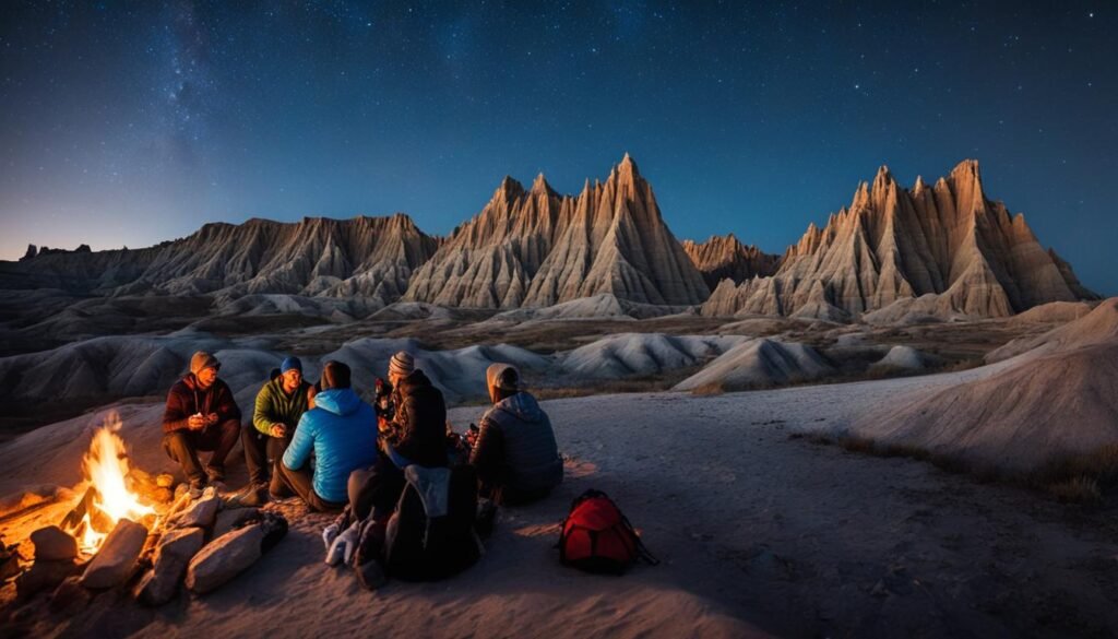 Camping in the Badlands