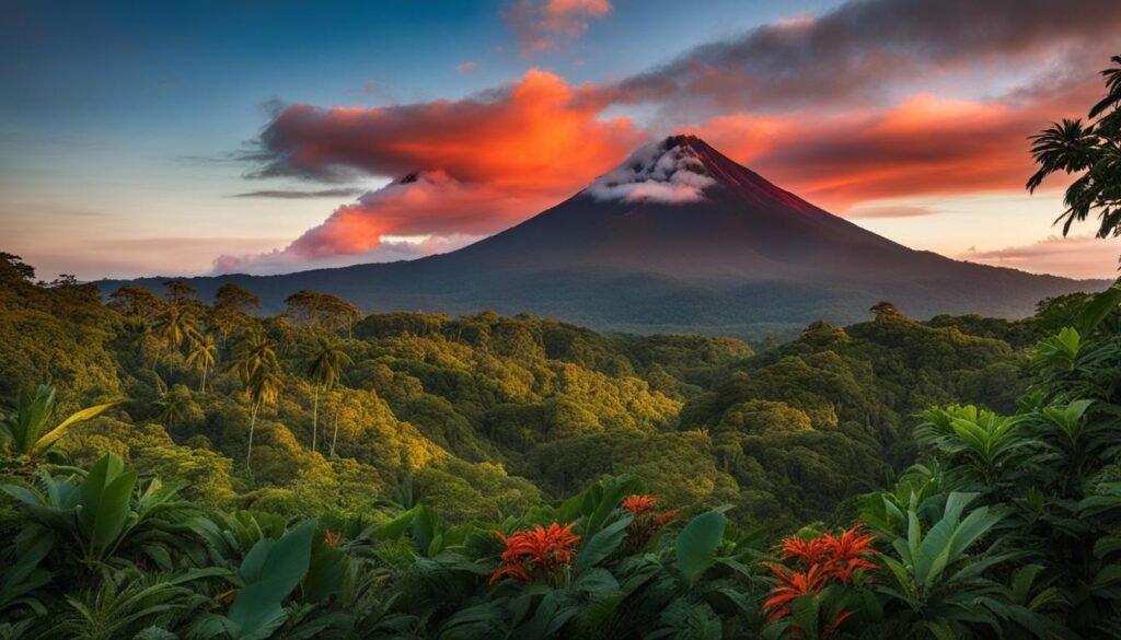 Volcanoes in Central America